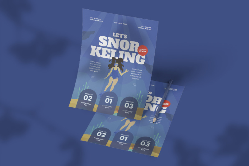 snorkeling-poster