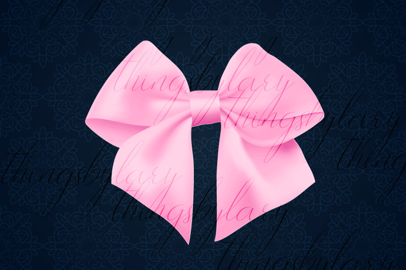 56-baby-pink-bows-and-ribbons-digital-images