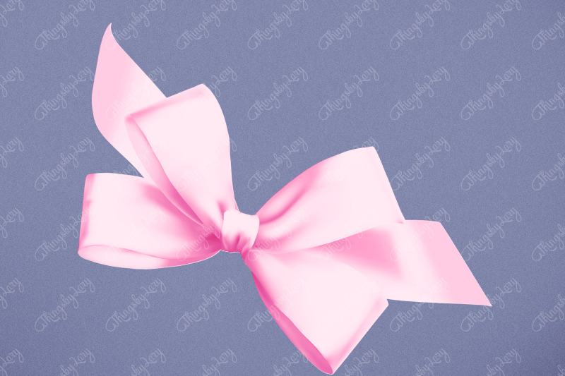 56-baby-pink-bows-and-ribbons-digital-images