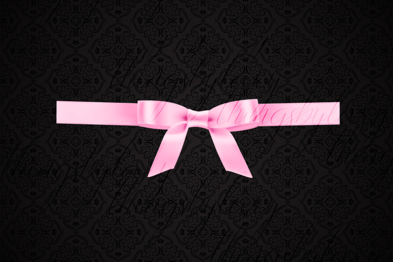 56-baby-pink-bows-and-ribbons-digital-images