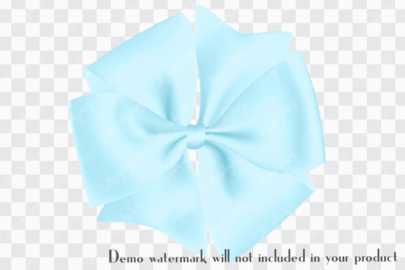 56-baby-blue-satin-bows-amp-ribbons-card-making-clip-arts-png