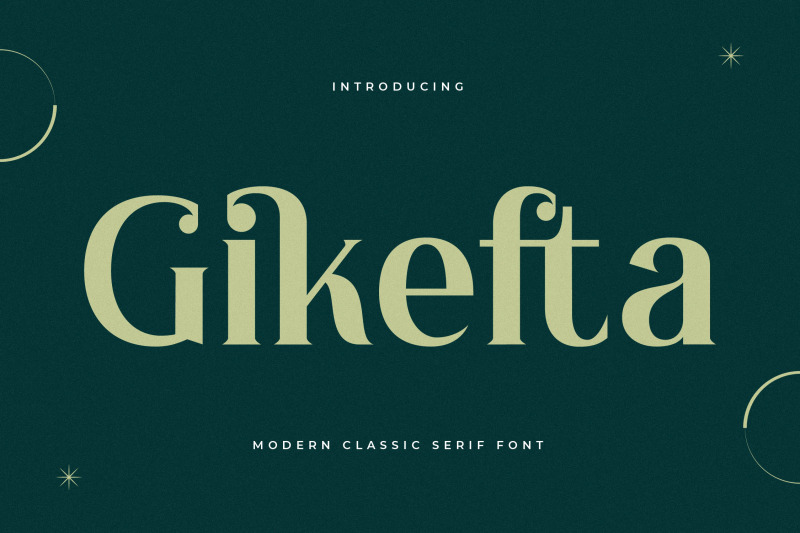 gikefta-modern-classic-serif-font