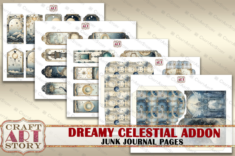 dreamy-celestial-junk-journal-pages-addon-moon-scrapbook