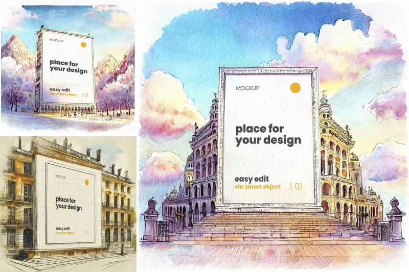 architecture-drawing-style-frames-poster-mockups