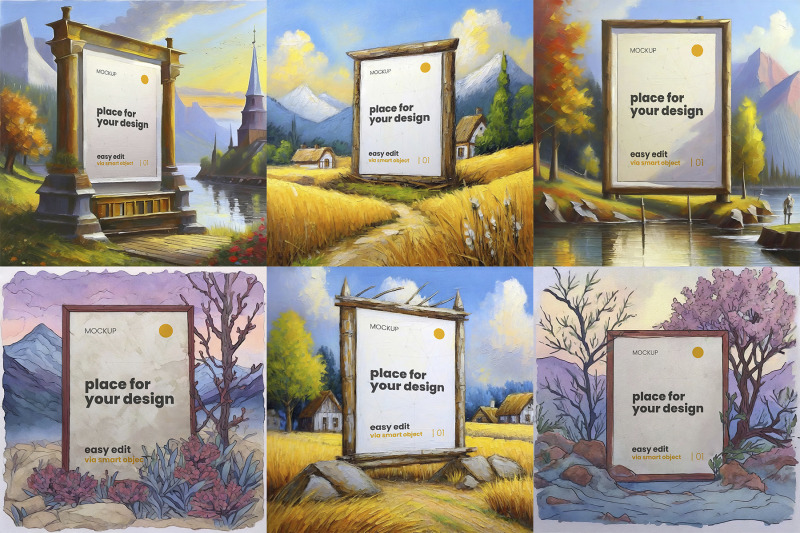 painted-landscape-artwork-frame-poster-mockups