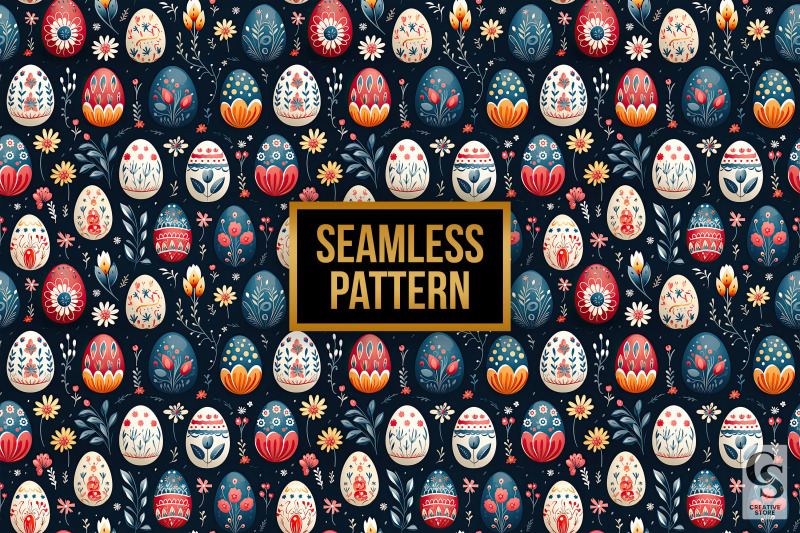 cute-floral-eggs-seamless-patterns