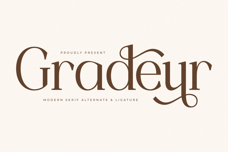 gradeur-modern-serif-font