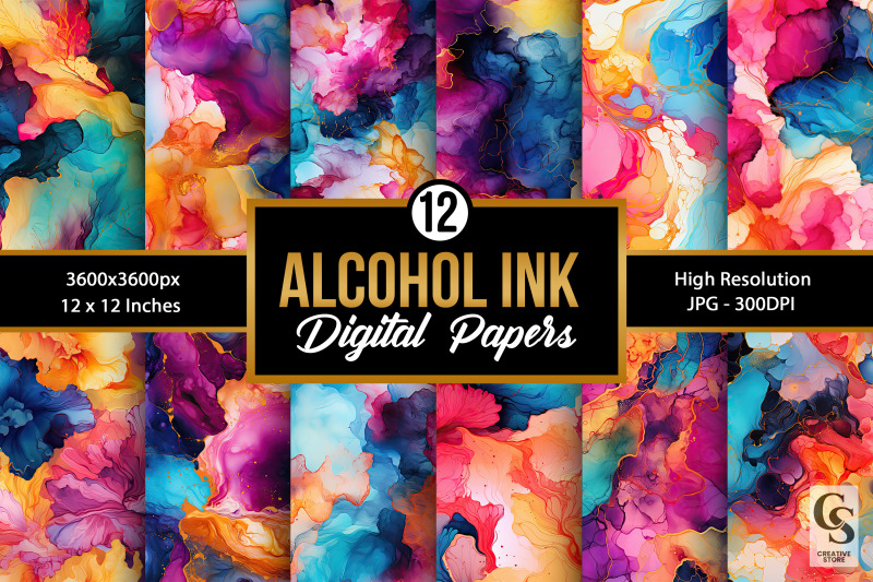 rainbow-alcohol-ink-backgrounds