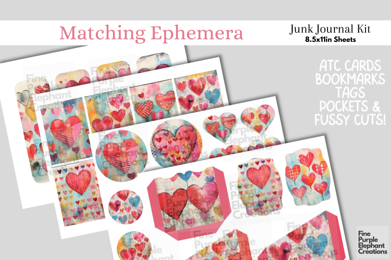 fun-valentine-hearts-digital-junk-journal-kit-half-pages-whimsical