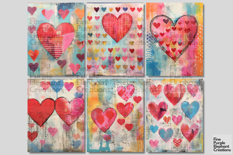 fun-valentine-hearts-digital-junk-journal-kit-half-pages-whimsical