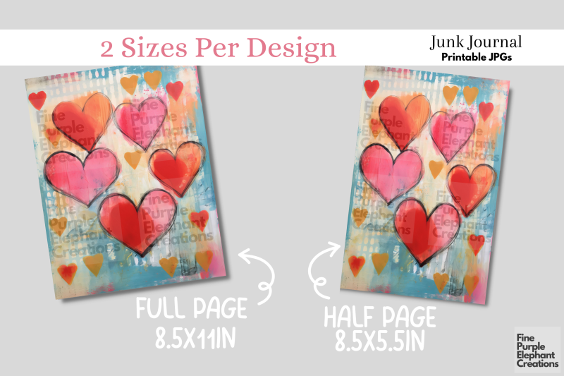 fun-valentine-hearts-digital-junk-journal-kit-half-pages-whimsical