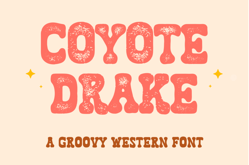 coyote-drake-font-groovy-font-western-style-rodeo-cowboy-wild-west