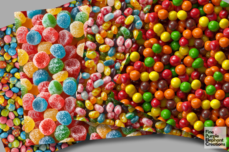 candy-cake-sweets-chocolate-gummy-texture-paper