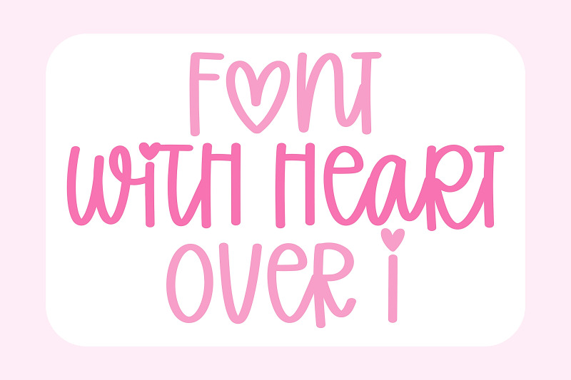 amor-note-a-cute-heart-font