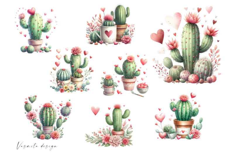 valentine-039-s-day-lovely-cacti