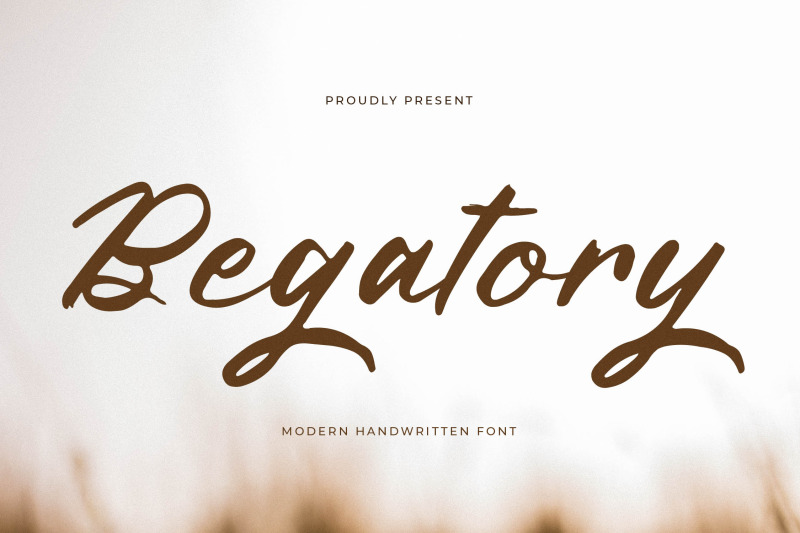 begatory-modern-handwritten-font