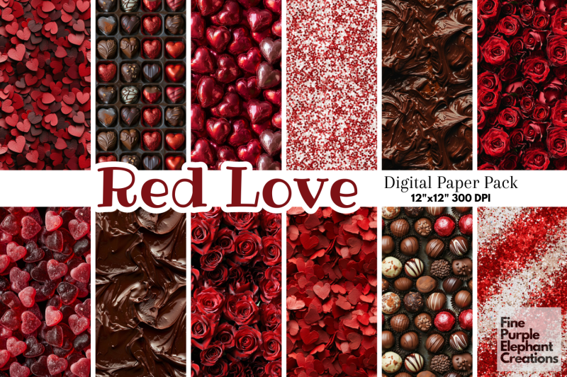 red-valentine-romantic-love-textures-digital-paper
