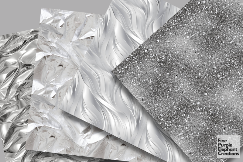 glam-silver-foil-glitter-texture-paper