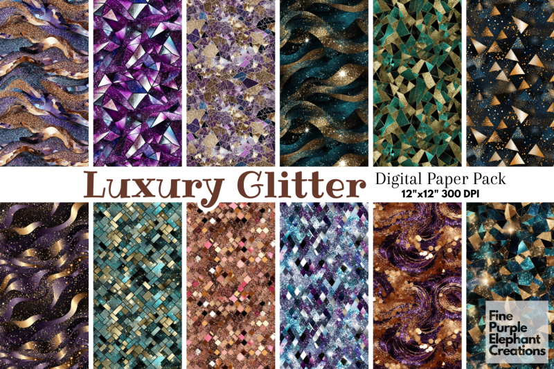 chunky-glitter-geometric-metallic-foil-textured-paper