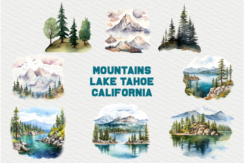 lake-tahoe-mountains-watercolor-clipart