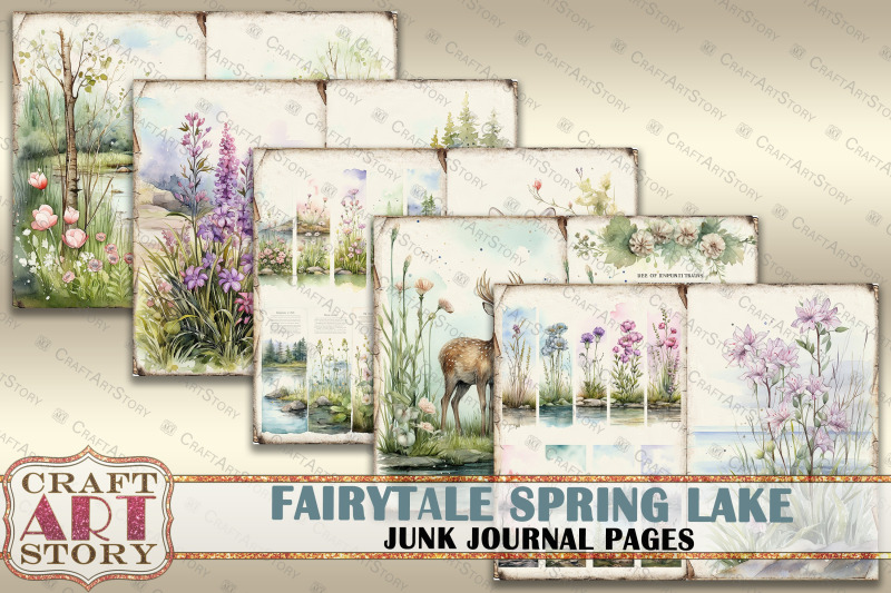 vintage-spring-lake-junk-journal-pages-fairytale-picture