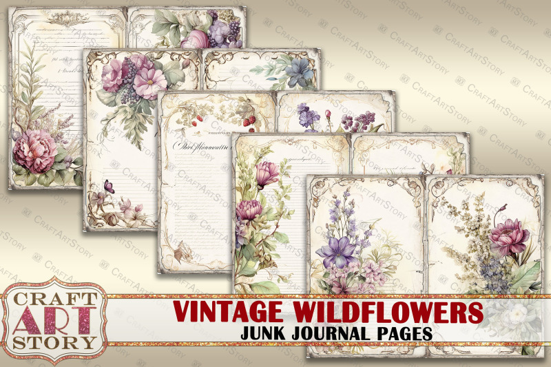 vintage-wildflowers-junk-journal-pages-botanical