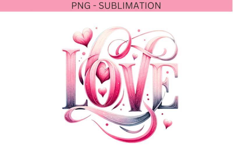 pink-love-sublimation-download