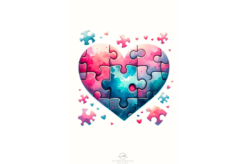 watercolor-valentine-heart-puzzle-digital-download