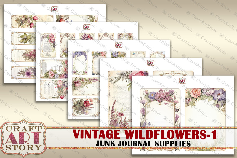 vintage-wildflowers-junk-journal-supplies-botanical