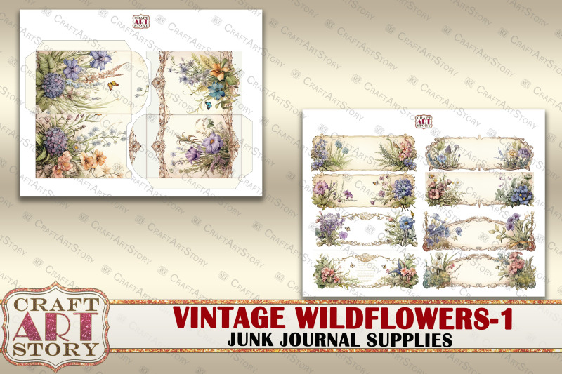 vintage-wildflowers-junk-journal-supplies-botanical