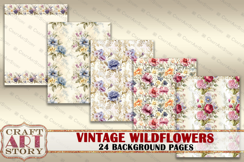 vintage-wildflowers-background-pages-botanical-picture