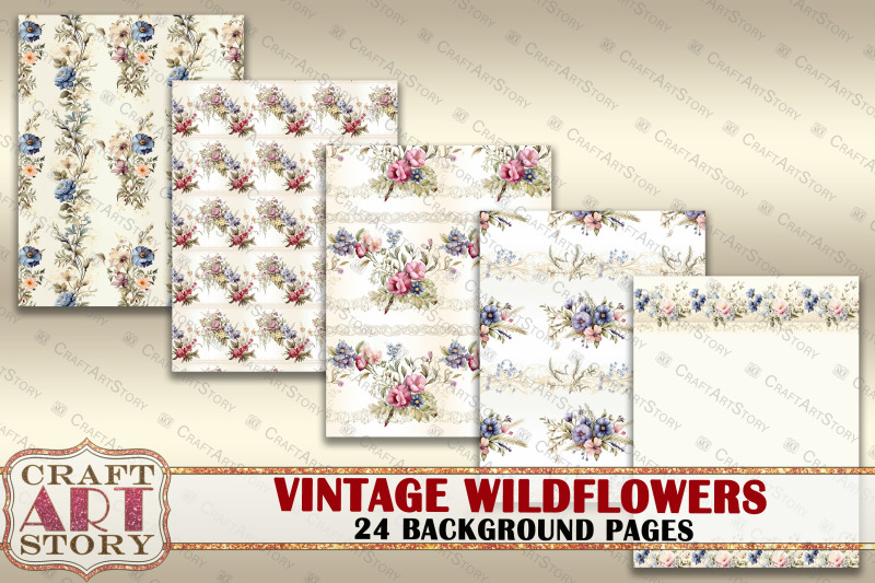 vintage-wildflowers-background-pages-botanical-picture