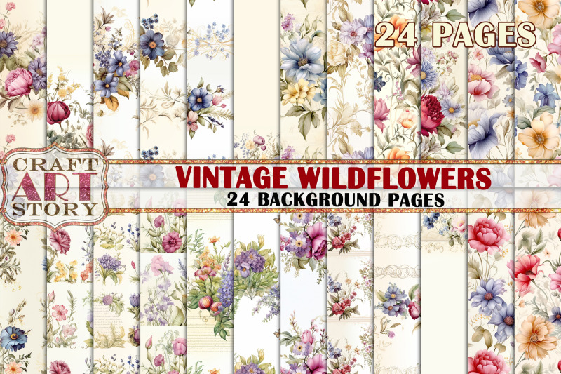 vintage-wildflowers-background-pages-botanical-picture