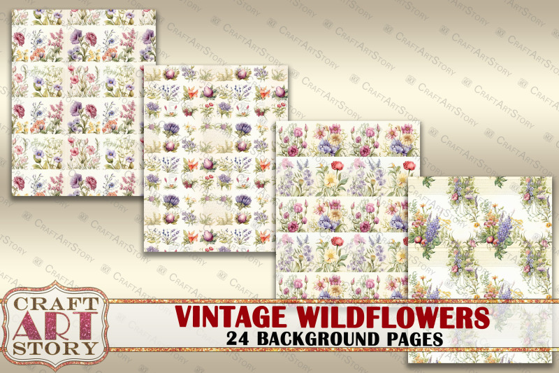 vintage-wildflowers-background-pages-botanical-picture