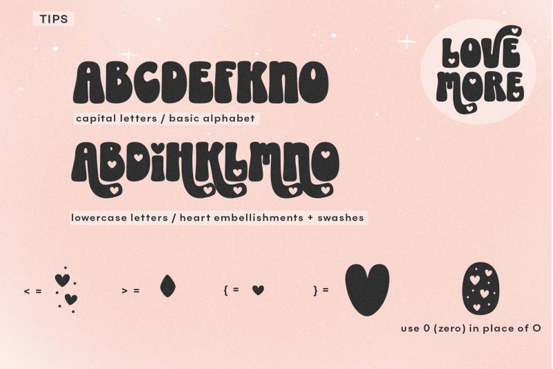 love-more-cute-retro-font