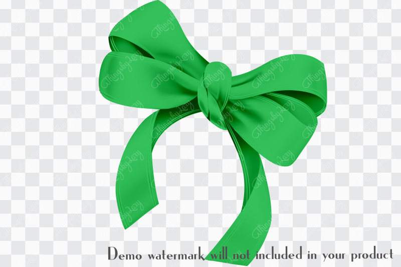 56-green-satin-bows-amp-ribbons-card-making-clip-arts-png