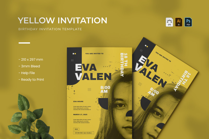 yellow-birthday-invitation