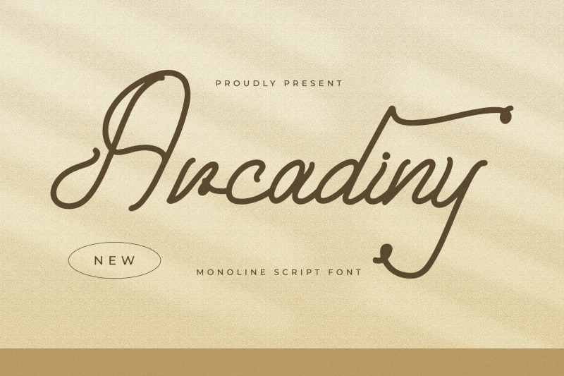 arcadiny-monoline-script-font