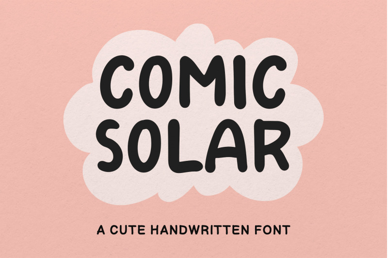 comic-solar-font-cute-handwriting-font-kids-cheerful-typeface-svg