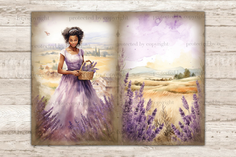 lavender-junk-journal-paper-vintage-journaling