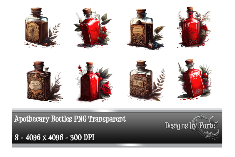 apothecary-bottles-clip-art-png-set-1