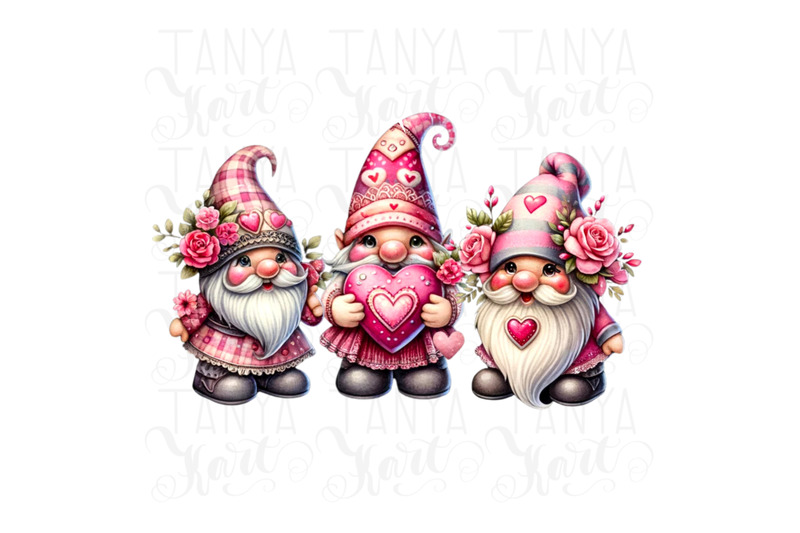 miniature-valentine-gnomes-png-designs