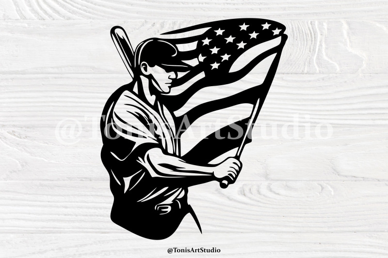 us-baseball-svg-baseball-player-svg-cut-files-cricut-silhouette