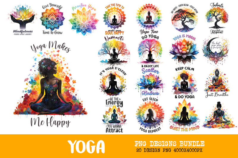 yoga-serenity-art-design-bundle