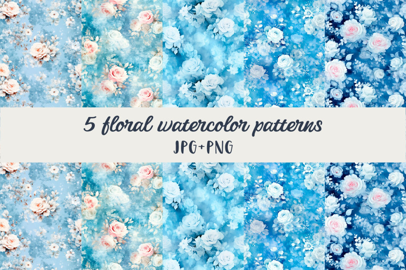 floral-watercolor-patterns