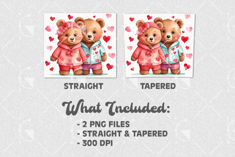 valentine-couple-bear-tumbler-wrap