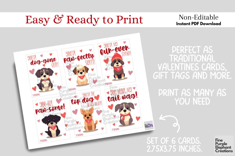 printable-kids-dog-puppy-valentine-digital-paper-teacher-cartoon-cards