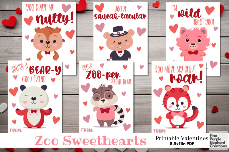 printable-kids-zoo-animal-valentine-digital-paper-teacher-cartoon-card