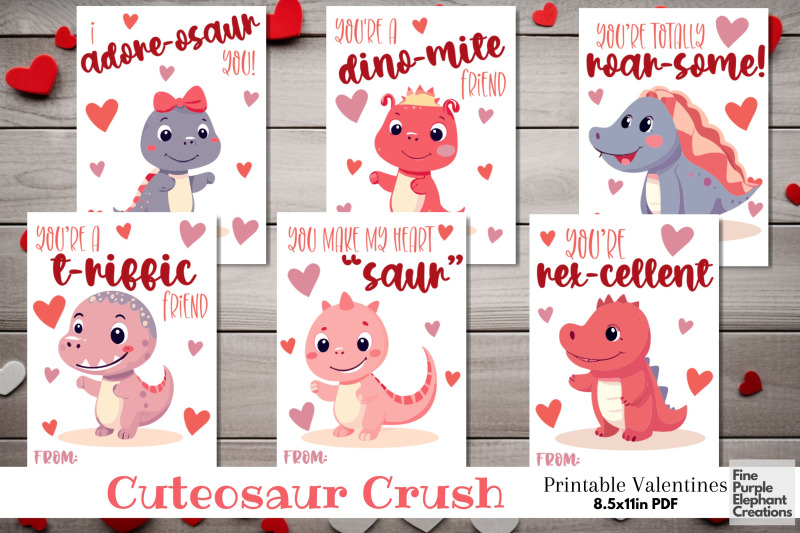 printable-kids-dinosaur-animal-valentine-digital-paper-teacher-cartoon
