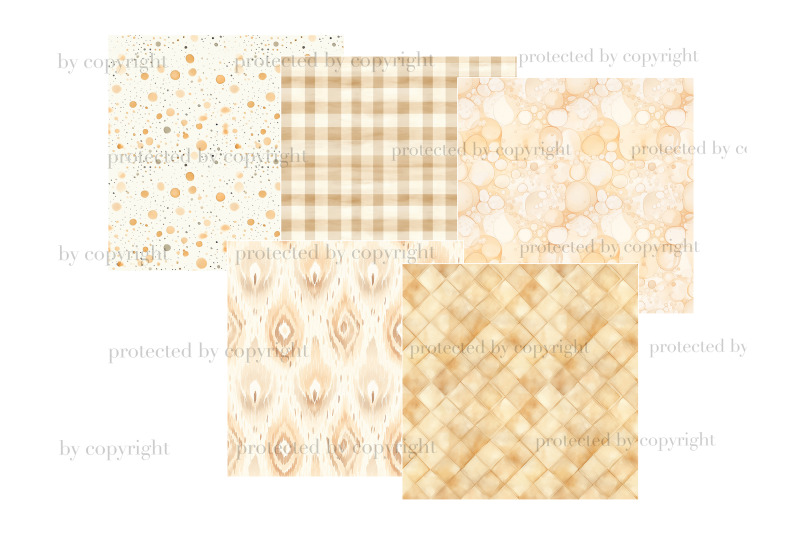 cleaning-digital-paper-spring-pattern-bundle